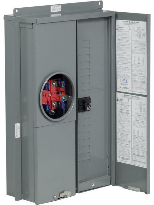 Product image for Square D SC1624M125F Meter Main CSED All-In-One Semi-Flush 125A