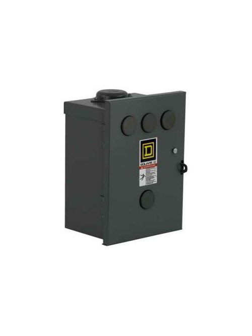 Product image for Square D 8903SPH2V04 277 VAC 60 Amp 3-Pole NEMA 3R Electrically Held Lighting Contactor