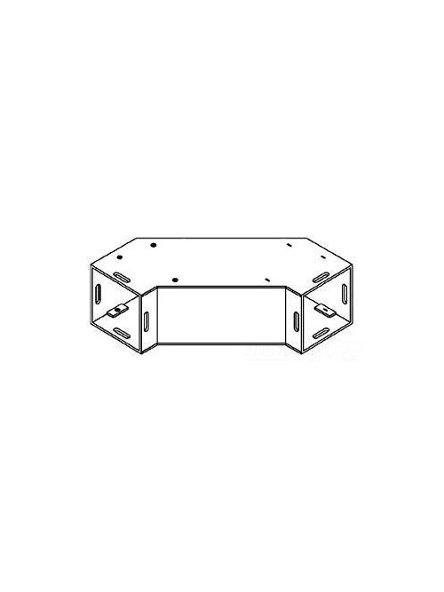 Square D LDB290LS 2 x 2 Inch NEMA 1 16 Gauge Steel 90 Degrees Hinged Cover Wireway Elbow