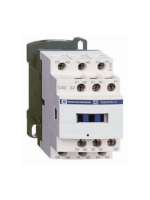 Product image for Square D CAD32B7 24 VAC 10 Amp 5-Pole 3NO 2NC IEC Control Relay