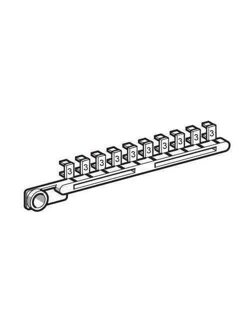 Product image for Square D AB1R3 Legend 3 Terminal Block Clip-In Marker Strip