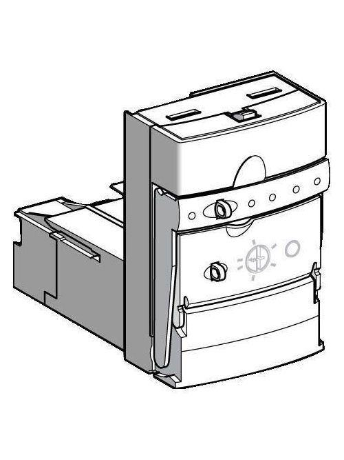 Product image for Square D LUCC12FU 110 to 240 VAC 3 to 12 Amp 1-Phase Class 10 Thermal Motor Starter Advanced Control Unit