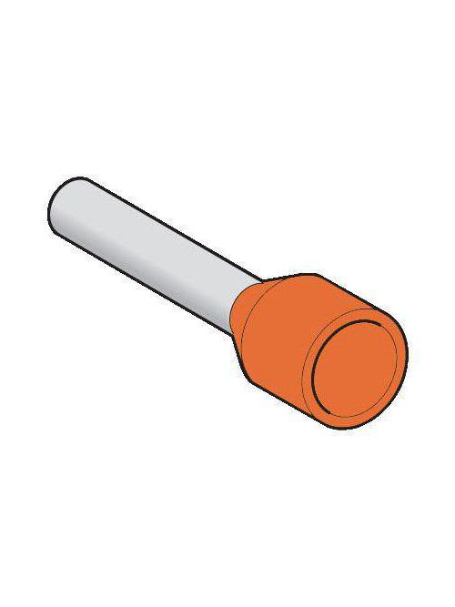 Product image for Square D DZ5CE042 12 AWG Orange Copper Cable End