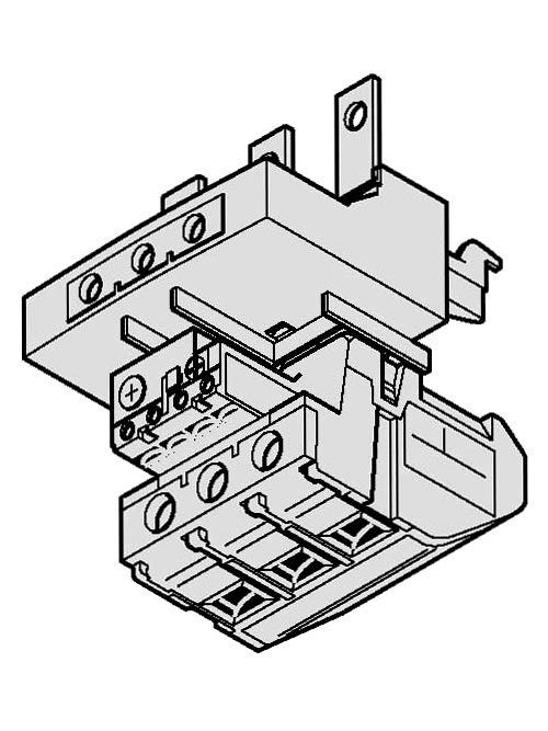 Product image for Square D LRD4369 600 Volt 140 Amp 3-Pole Bi-Metallic Screw Clamp Terminal Thermal Overload Relay