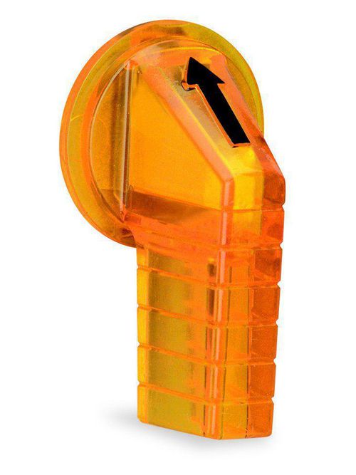 Product image for Square D 9001A24 NEMA 4/4X/13 Amber Gloved Hand 30 mm Selector Switch Knob