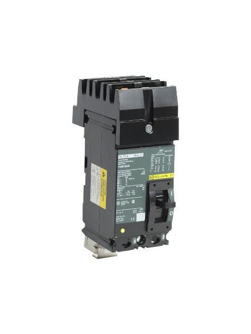Product image for Square D FA26020AB 2-Pole 20 Amp 600 Volt Thermal Magnetic Molded Case Circuit Breaker
