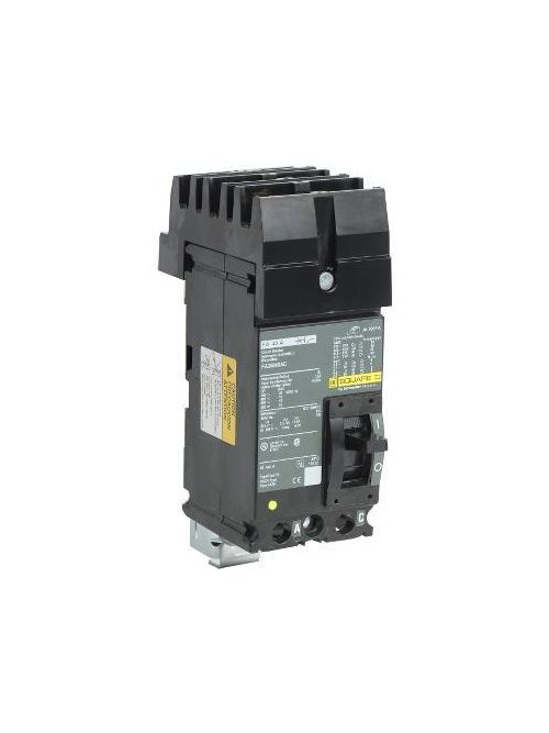 Product image for Square D FA26040AC 2-Pole 40 Amp 600 Volt Thermal Magnetic Molded Case Circuit Breaker