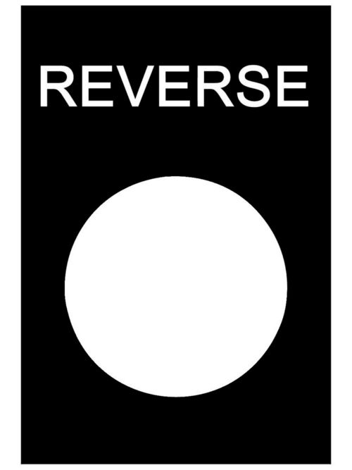 Product image for Square D ZB2BY2306 30 x 40 mm White/Black PVC Reverse Standard Legend Plate