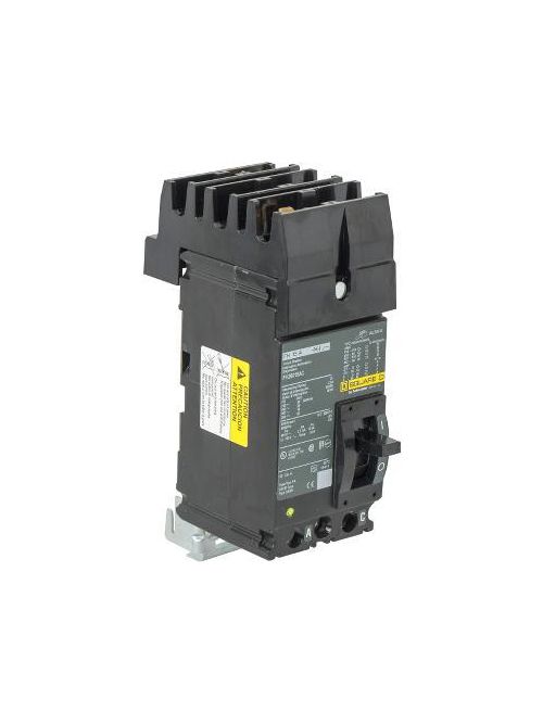 Product image for Square D FH26015AC 600 Volt 15 Amp Molded Case Circuit Breaker
