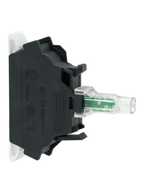 Product image for Square D ZBVBG4 22 mm 24 to 120 VAC/VDC Red Push Button Light Module