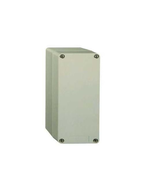 Product image for Square D XAPA1100 3.34 x 5.75 Inch NEMA 4/4X/13 Glass Reinforced Polyester Push Button Undrilled Enclosure