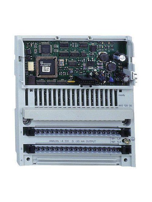 Product image for Square D 170AAO92100 125 x 47.5 x 141.5 mm 24 VDC 4 to 20 mA 4-Channel Analog Output Base