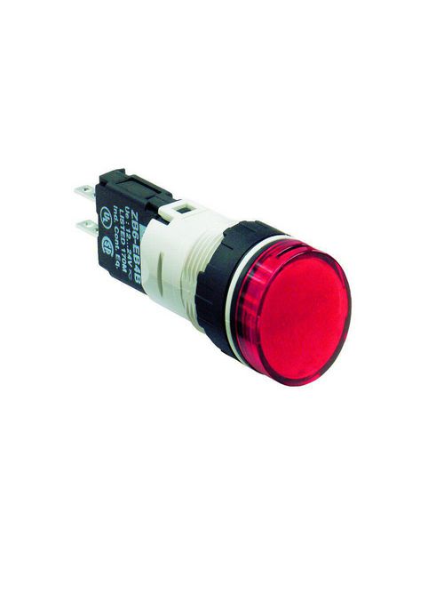 Product image for Square D XB6AV4BB 16 mm 24 VAC/VDC 15 mA Red Round Pilot Light