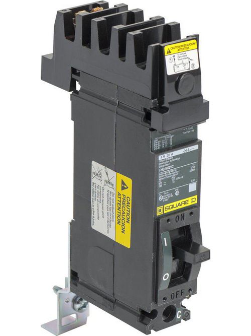 Product image for Square D FHB16020C 277 Volt 20 Amp Molded Case Circuit Breaker