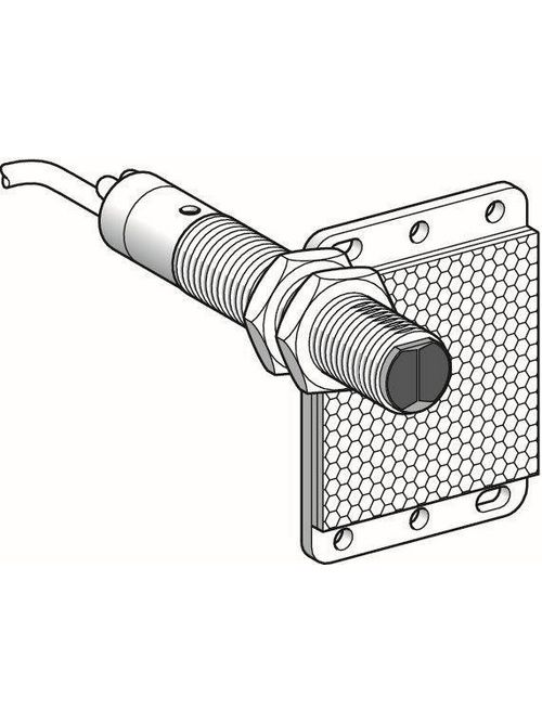 Product image for TES XU9M18MA230 Photoelectric sensors XU, XU9, polarised, Sn 2 m, 24...240VAC/DC, cable 2 m