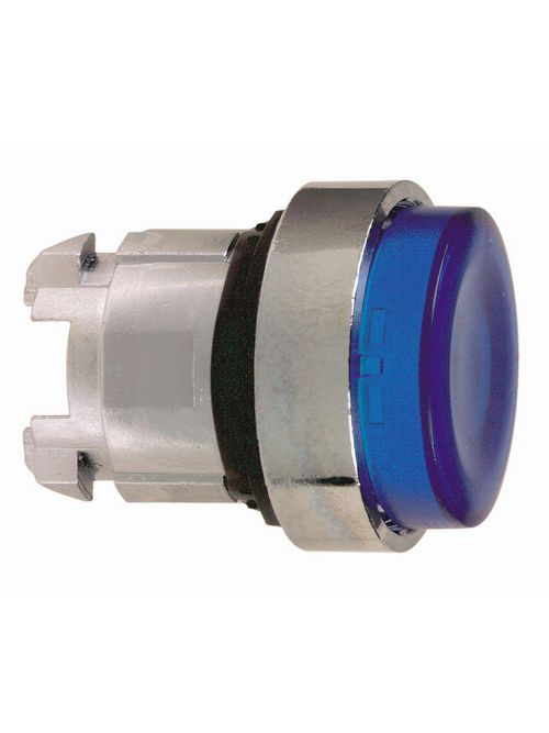 Product image for Square D ZB4BW16 22 mm Blue Round Extended Momentary Illuminated Push Button Operator