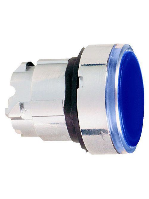 Product image for Square D ZB4BW36 22 mm Blue Round Flush Momentary Illuminated Push Button Operator