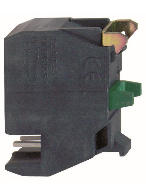 Product image for Square D ZBE1014 22 mm 1NO Standard Single Push Button Contact Block