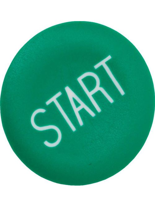 Product image for Square D ZBA333 22 mm Green Round Flush Push Button Cap