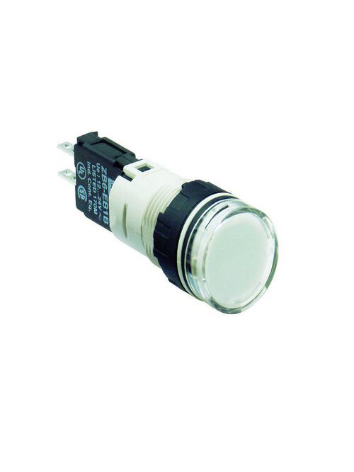 Product image for Square D XB6AV1BB 16 mm 24 VAC/VDC 15 mA White Round Pilot Light