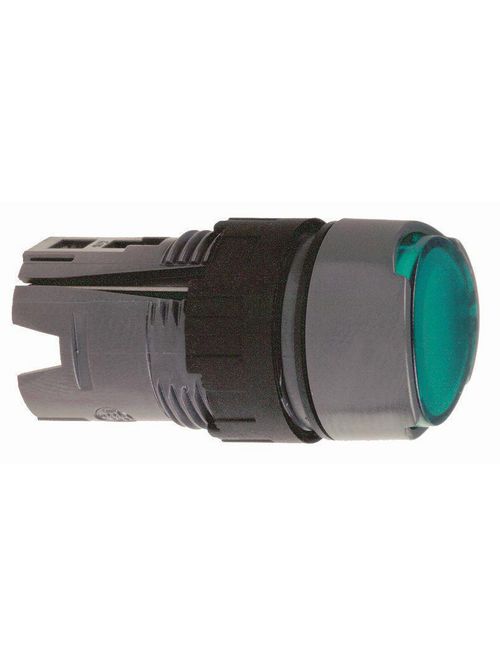 Product image for Square D ZB6AW3 16 mm Green Round Flush Spring Return Illuminated Push Button Head