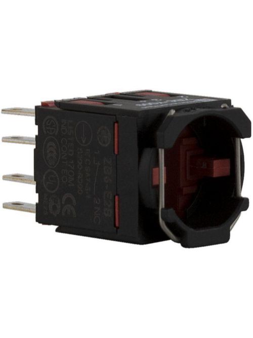 Product image for Square D ZB6Z4B 16 mm 2NC Illuminated Push Button/Selector Switch Contact Block