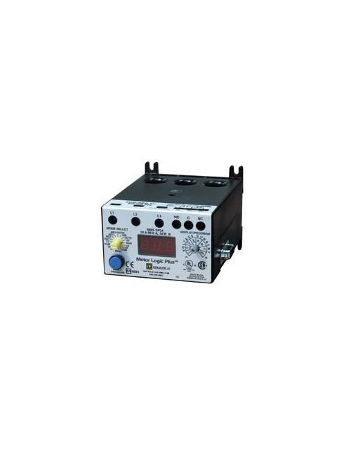 Product image for Square D 9065SP34 200 to 280 VAC 20 to 90 Amp 3-Pole 3-Phase Size 3 NEMA Solid State Overload Relay