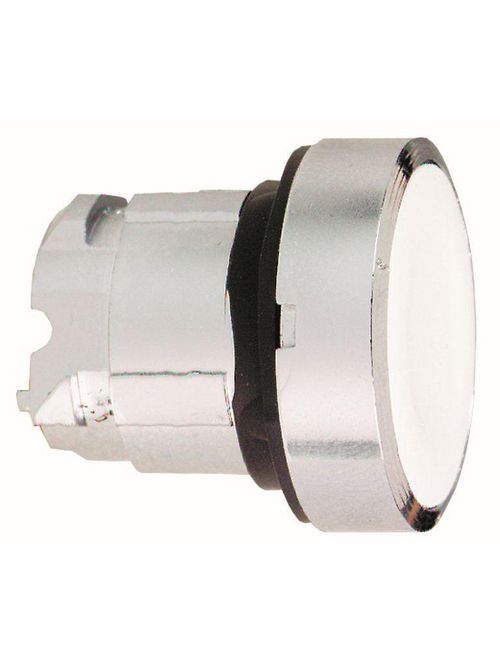 Product image for Square D ZB4BA1 22 mm White Round Flush Non-Illuminated Push Button Operator