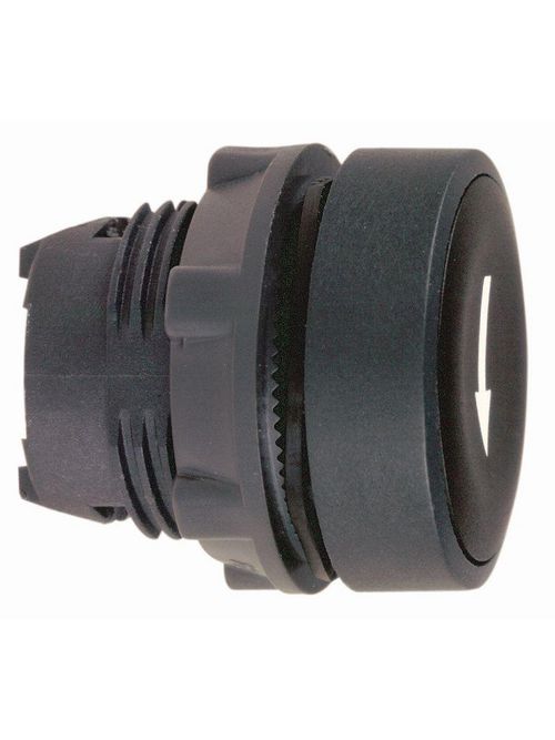 Product image for Square D ZB5AA335 22 mm Black/White Round Flush Momentary Non-Illuminated Push Button Operator