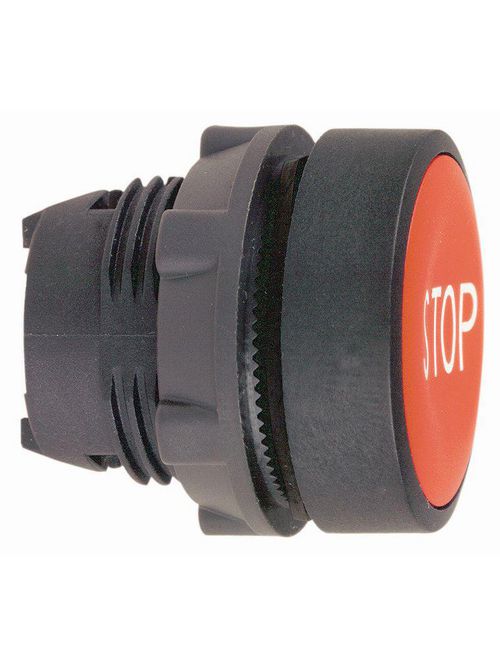 Product image for Square D ZB5AA434 22 mm Red/White Round Flush Momentary Non-Illuminated Push Button Operator