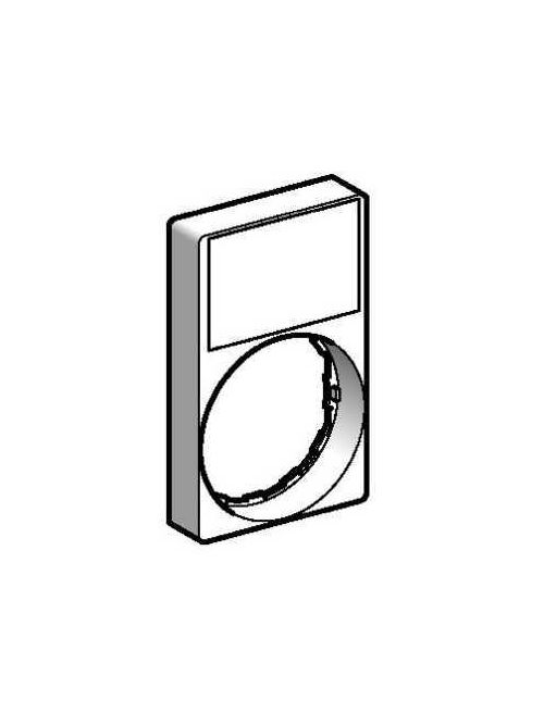 Product image for Square D ZBY6H101 18 x 27 mm Black/Red Blank Flush Legend Holder