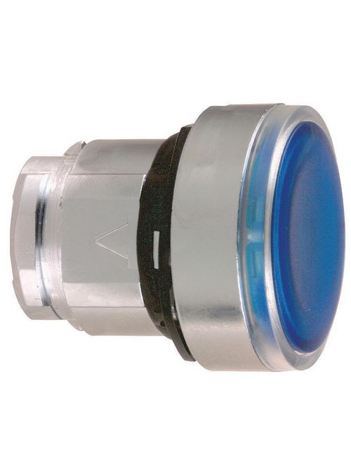 Product image for Square D ZB4BA68 22 mm Blue Round Flush Non-Illuminated Push Button Operator