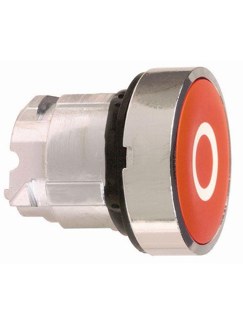 Product image for Square D ZB4BA432 22 mm Red/White Round Flush Non-Illuminated Push Button Operator