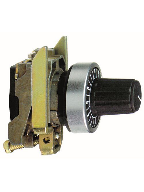Product image for Square D ZB4BD912 22 mm Round Potentiometer Operator with Mounting Collar