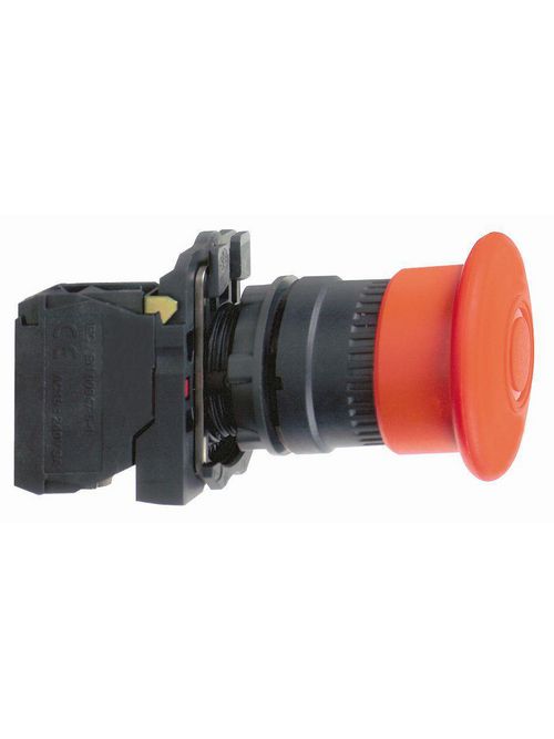 Product image for Square D XB5AT845 22 mm 600 VAC 1.2 Amp 1NO 1NC Round Trigger Action Push-Pull Non-Illuminated Push Button