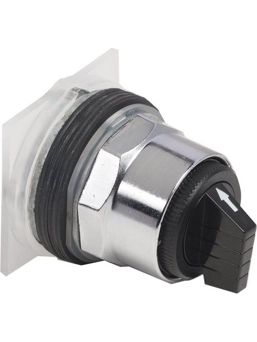 Product image for Square D 9001KS72B 30 mm 3-Position Maintained/Maintained/Momentary Knob Non-Illuminated Selector Switch Operator