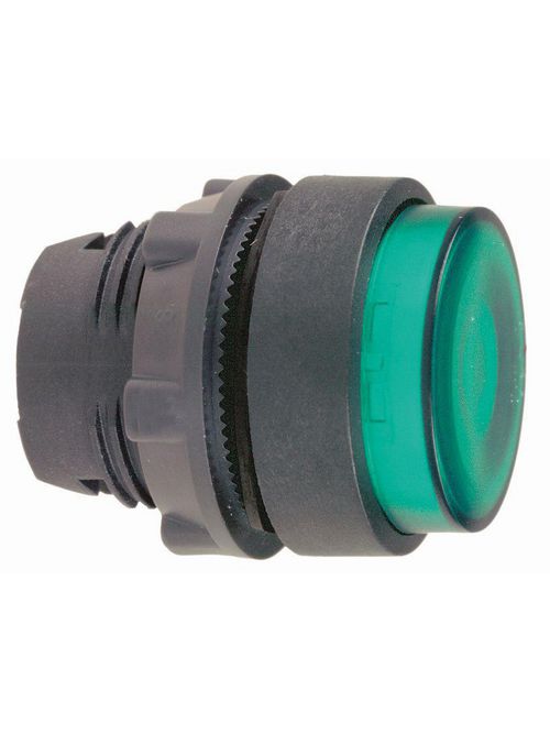 Product image for Square D ZB5AA38 22 mm Green Round Flush Momentary Non-Illuminated Push Button Operator