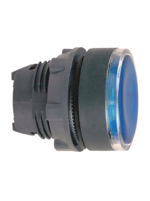 Product image for Square D ZB5AA68 22 mm Blue Round Flush Momentary Non-Illuminated Push Button Operator