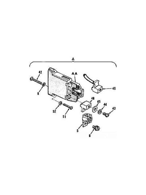 Product image for Square D 3107500801 Contactor/Starter Reset Bar
