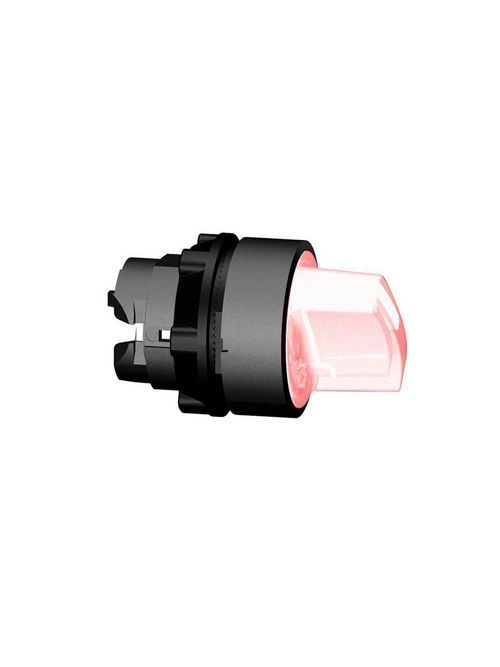 Product image for Square D ZB5AK1343 22 mm 3-Position Red Maintained Lever Illuminated Selector Switch Operator