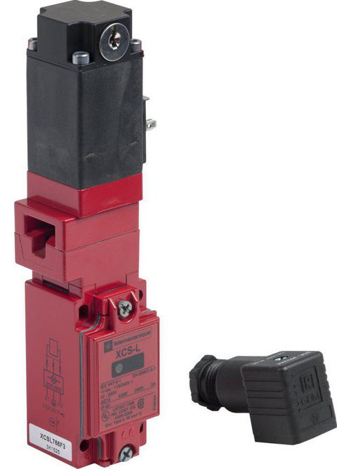 Product image for TES XCSL766F3 Safety switch, TES Safety switches XCS, XCSL, AC/DC, 50/60 Hz, key operated turret head