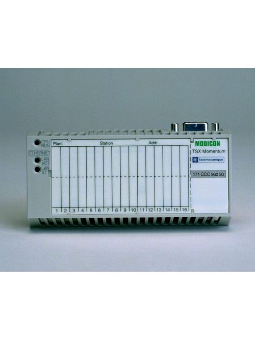 Product image for Square D 171CCC96030 544 kB RAM 1 Mb Flash 1-Ethernet Port Processor Adapter