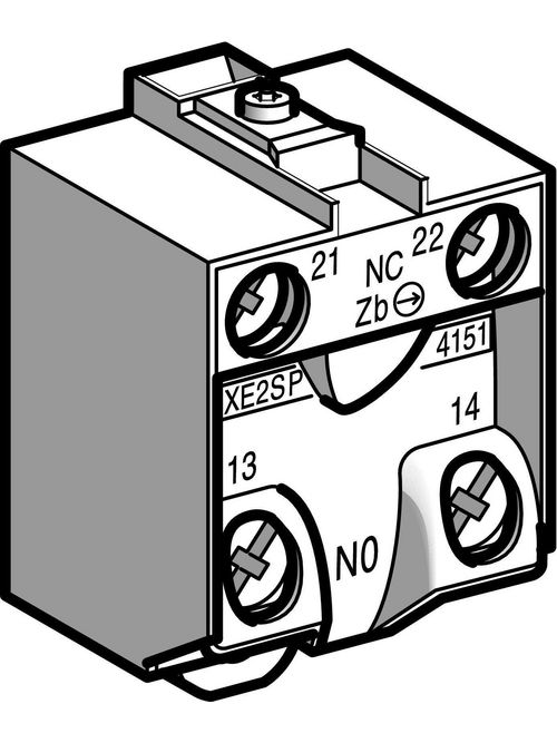 Product image for Square D XE2SP4151 1NO 1NC Limit Switch Contact Block