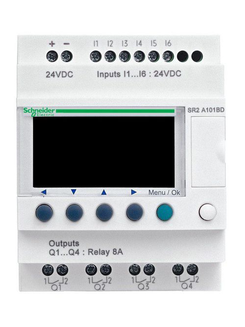 Product image for Square D SR2A101BD 24 VDC 10-I/O PLC Compact Smart Relay