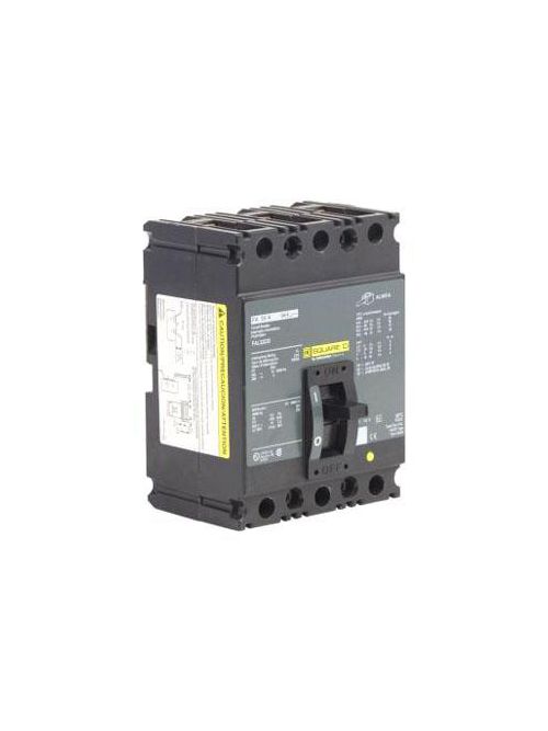 Product image for Square D FAL32030 3-Pole 30 Amp 240 Volt Thermal Magnetic Molded Case Circuit Breaker