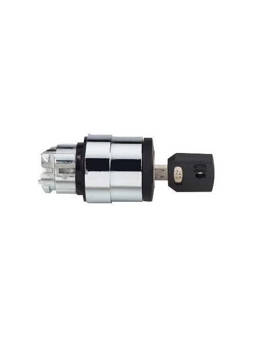 Product image for Square D ZB4BG412 22 mm 2-Position Round Non-Illuminated Selector Key Switch