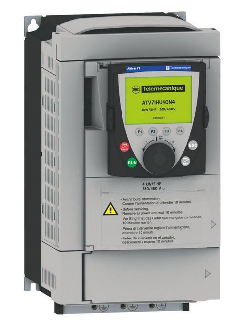 Product image for Square D ATV61H075M3 230 VAC 1 Hp 3-Phase Variable Speed Drive