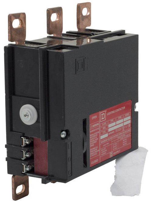 Product image for Square D 8903PBV11BV02 110/120 VAC 200 Amp 3-Pole Open Type Mechanically Held Panelboard Lighting Contactor