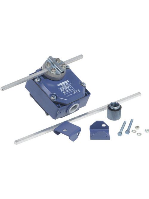 Product image for TES XCRF17H2 Limit switch, Limit switches XC Standard, 240VAC/250VCD 10 A 2 NO + 2NC, XCR + options