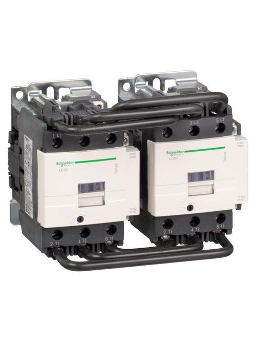 Product image for Square D LC2D80G7 575 VAC 80 Amp 3-Pole 1NO 1NC Screw Terminal Full Voltage Reversing IEC Contactor